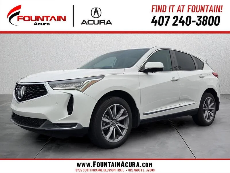 Used 2023 Platinum White Pearl Acura FWD W/TECHNOLOGY PACKAGE image 1