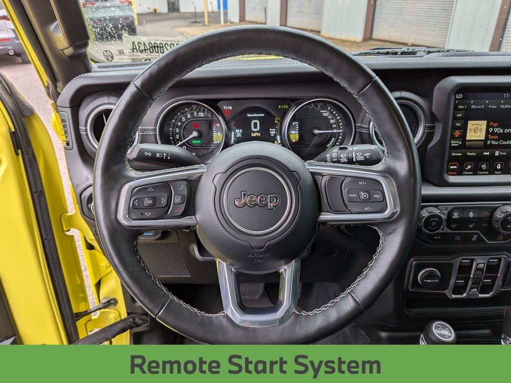 Used 2023 Yellow Jeep Sahara 4xe image 14