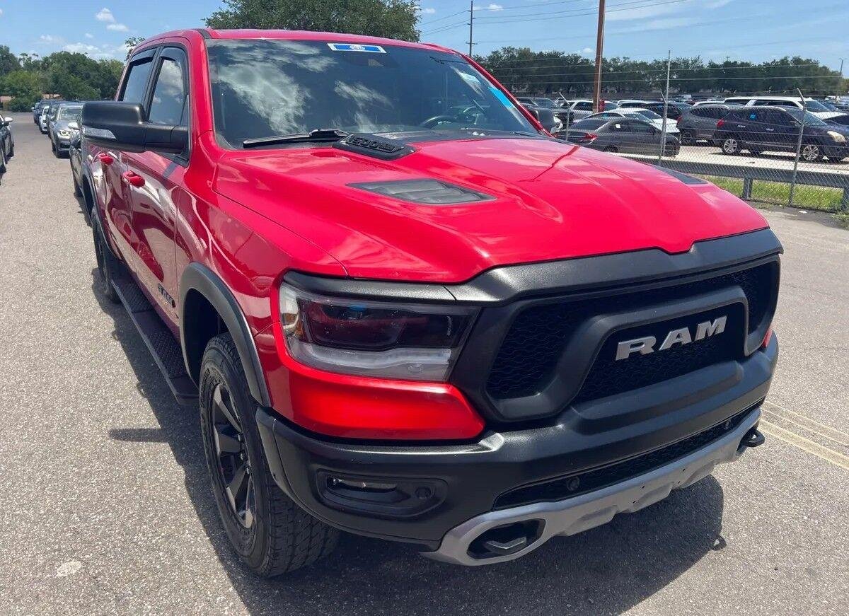 Used 2020 Flame Red Clearcoat Ram Rebel image 2