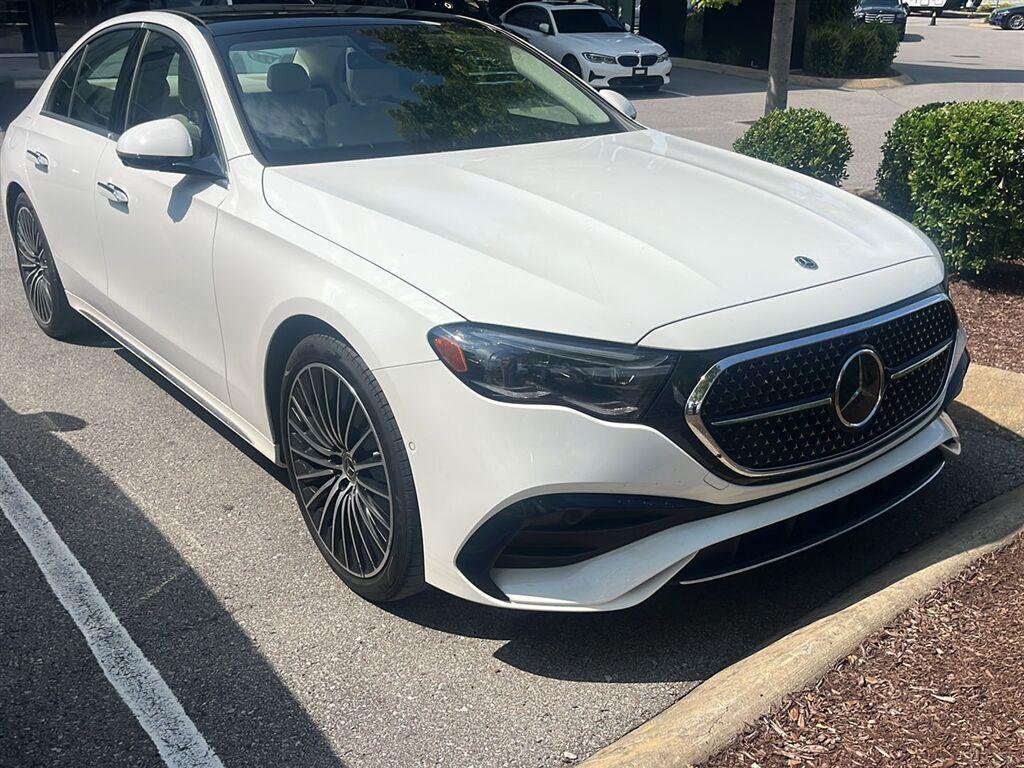 Certified Used 2024 Polar White Mercedes-Benz E 350 image 1