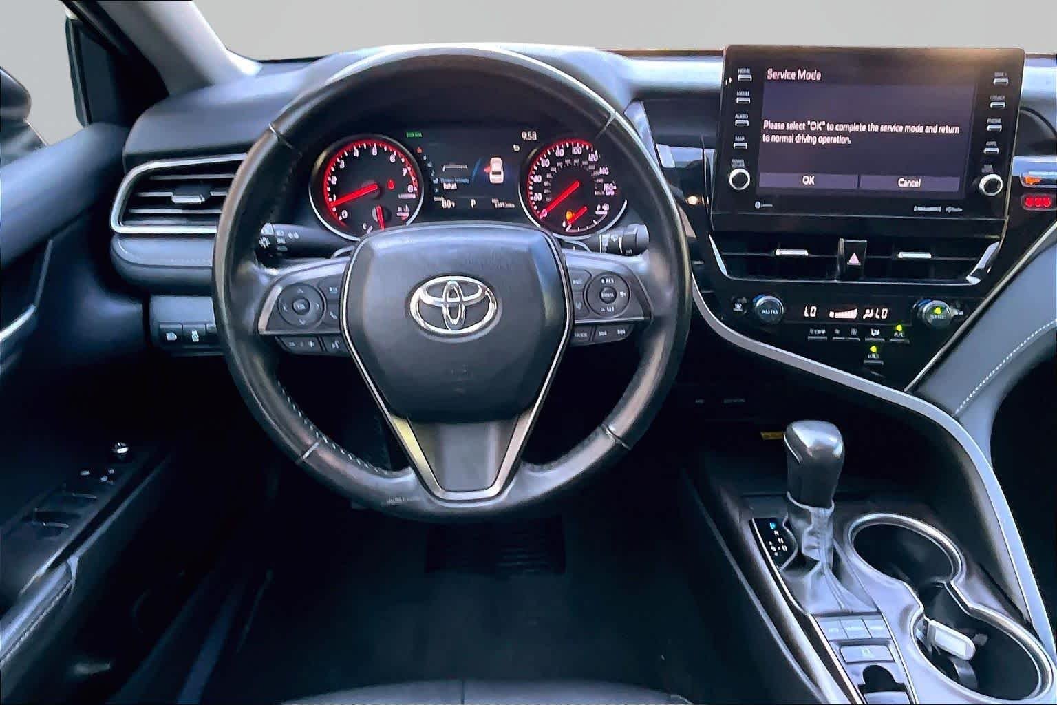 Used 2024 Midnight Black Metallic Toyota XSE image 6