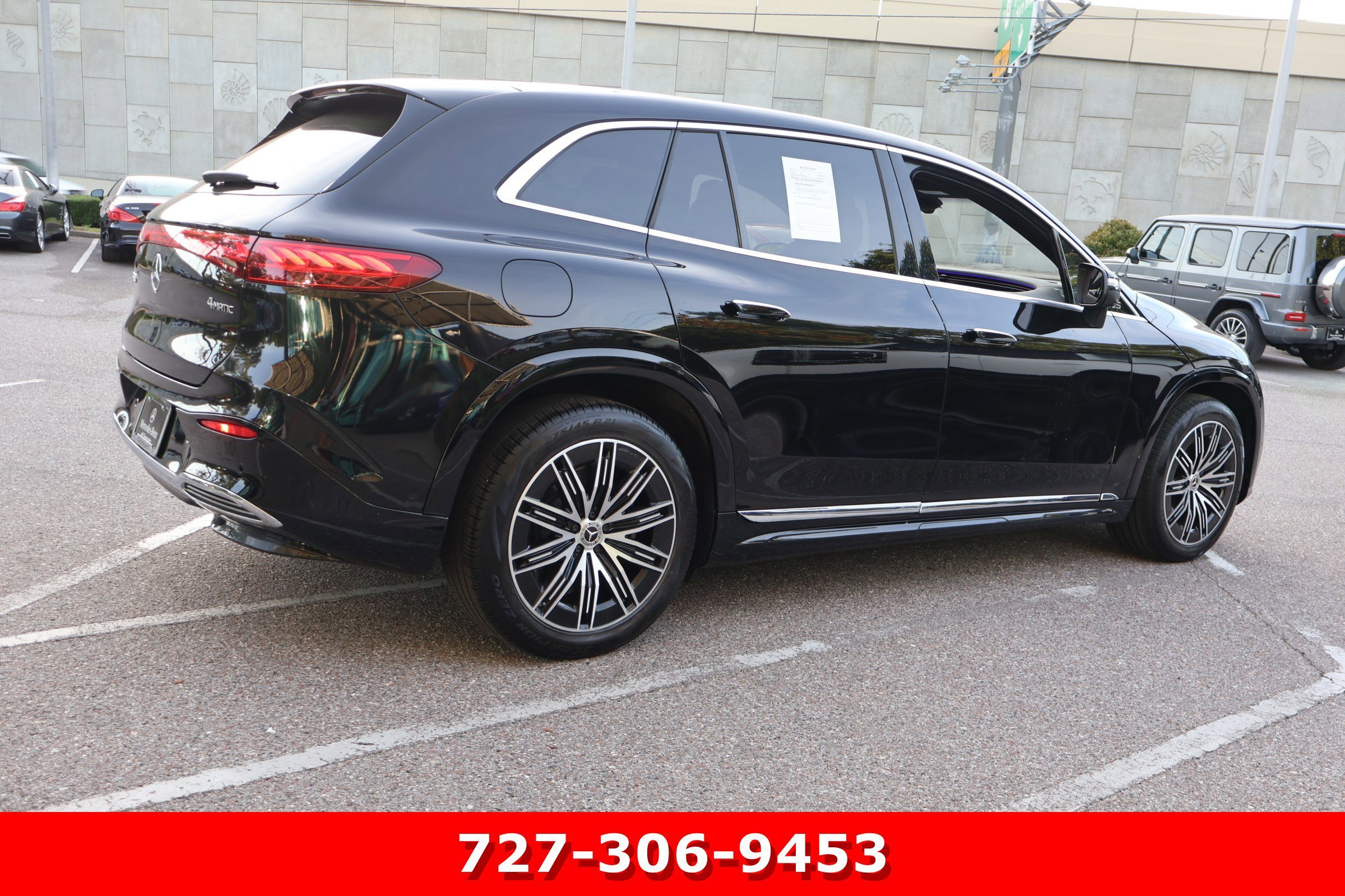 Certified Used 2023 Obsidian Black Metallic Mercedes-Benz EQS 580 image 10