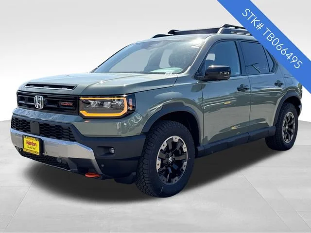 New 2026 Ash Green Metallic Honda TrailSport Elite image 3
