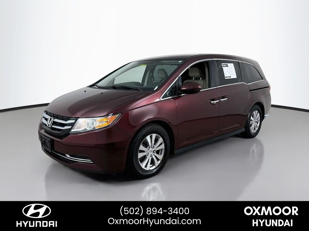 Used 2015 Dark Cherry Pearl Honda EX image 3