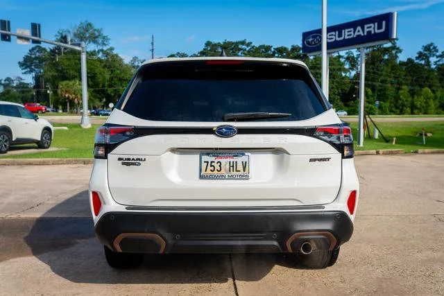 Certified Used 2025 Crystal White Pearl Subaru Sport image 5