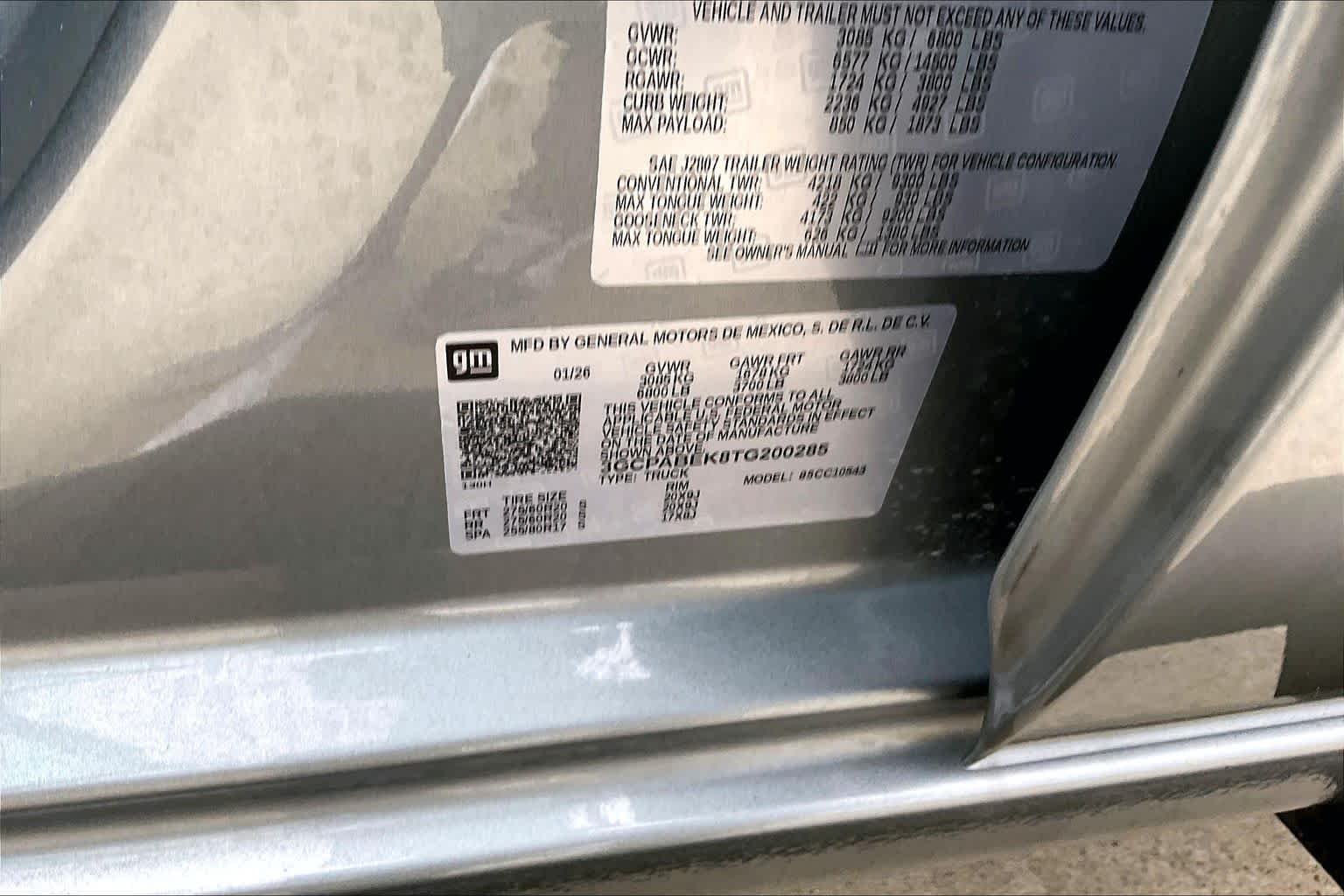 Certified Used 2026 Sterling Gray Metallic Chevrolet Custom image 36