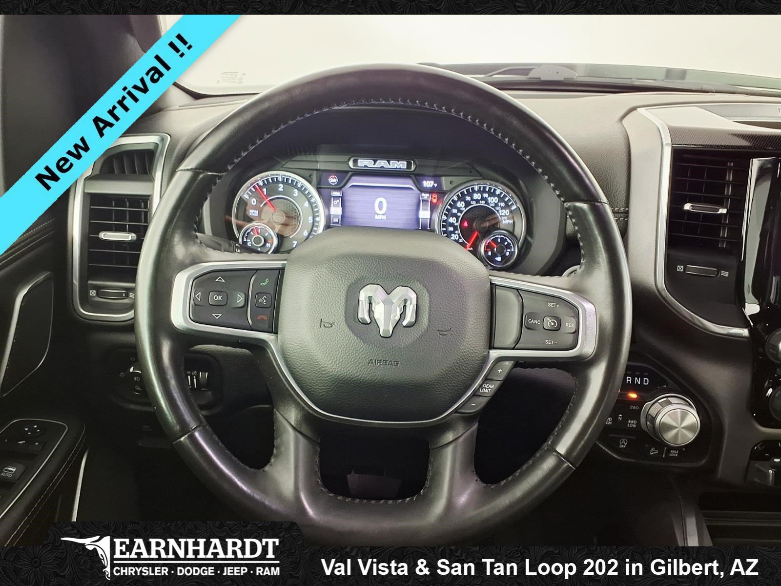 Certified Used 2022 Ivory White Tri-Coat Pearlcoat Ram Laramie image 15