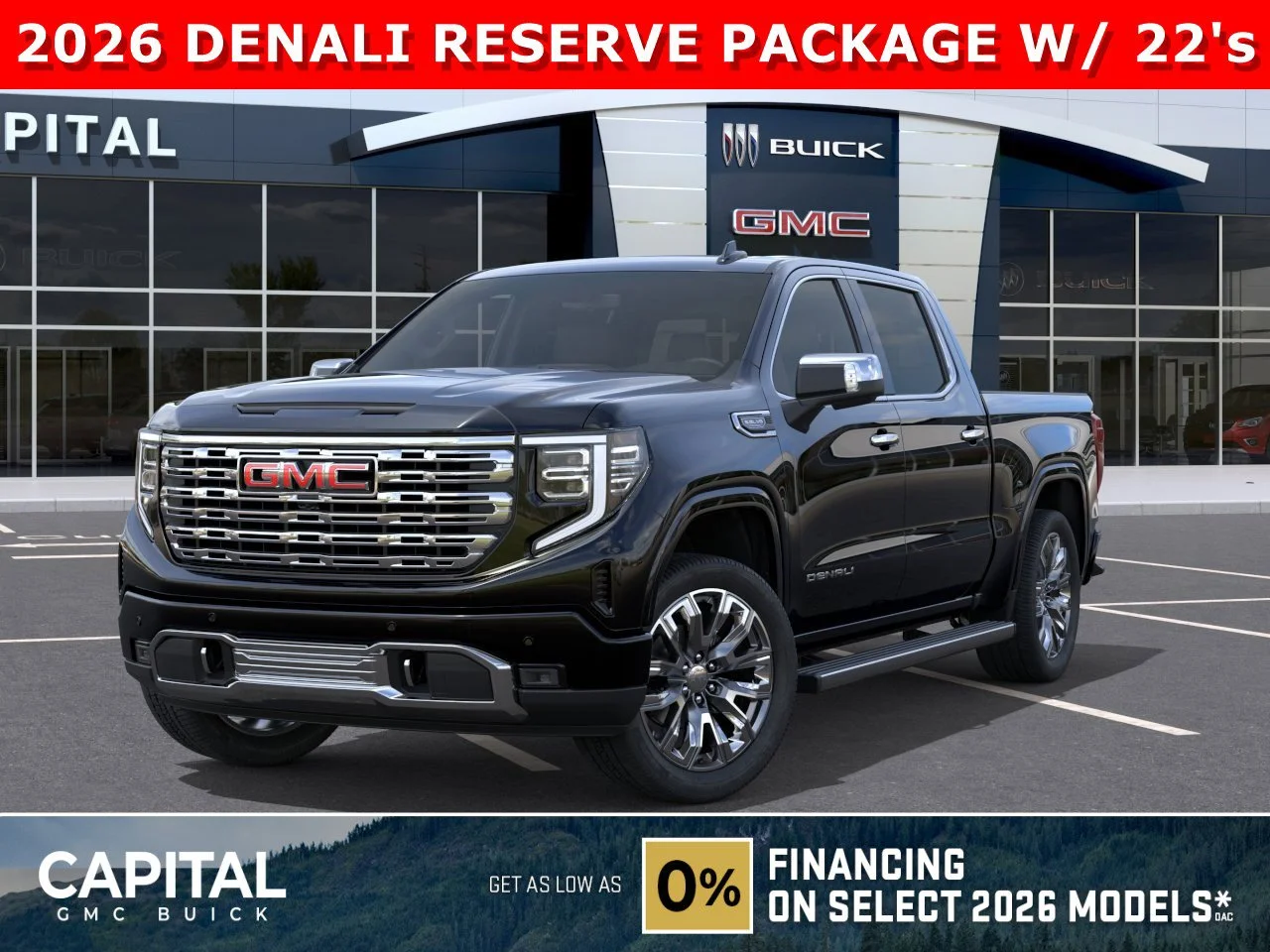New 2026 ONYX BLACK GMC Denali image 1