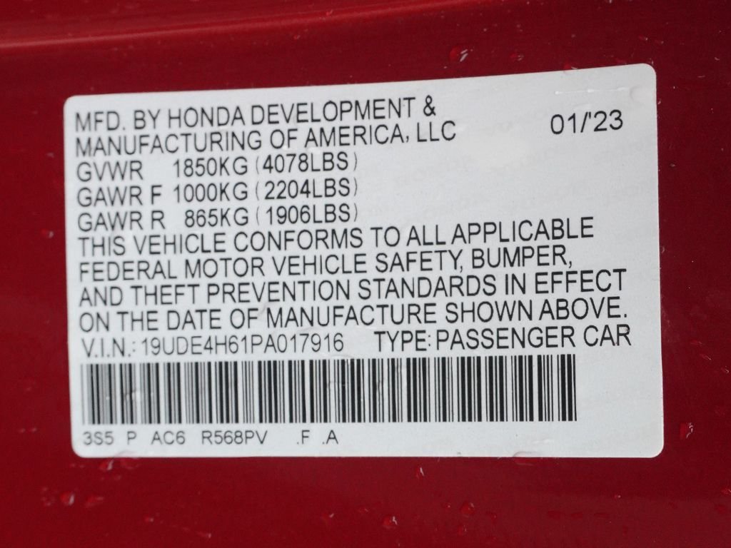 Used 2023 Red Acura A-Spec Tech Package image 42