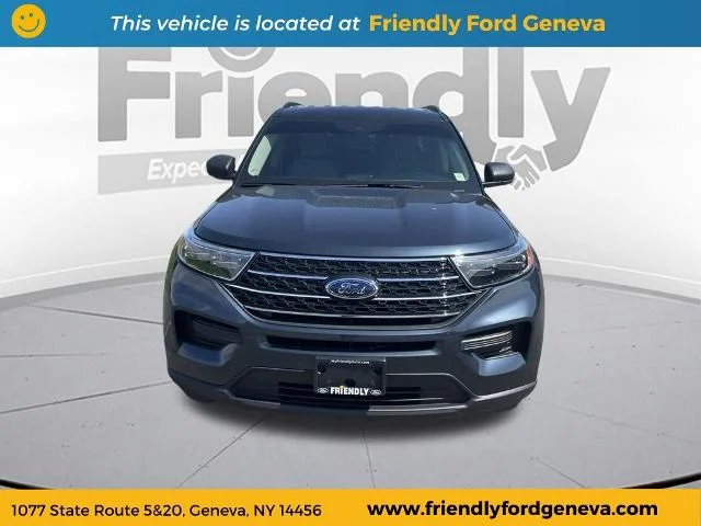 Used 2023 Stone Blue Metallic Ford XLT image 2