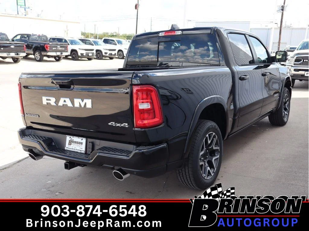 New 2026 Diamond Black Crystal Pearlcoat Ram Laramie image 5