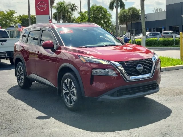Certified Used 2023 Red Nissan SV image 3