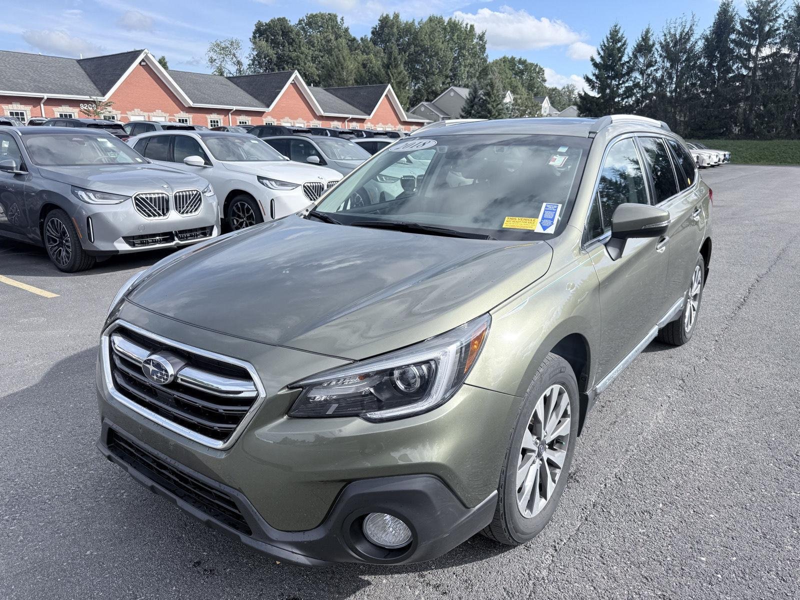 Used 2018 Wilderness Green Metallic Subaru Touring image 3