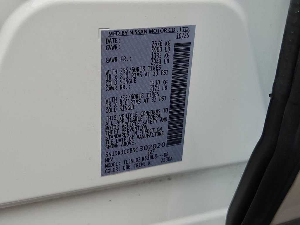 Certified Used 2025 White Pearl Nissan SL image 28