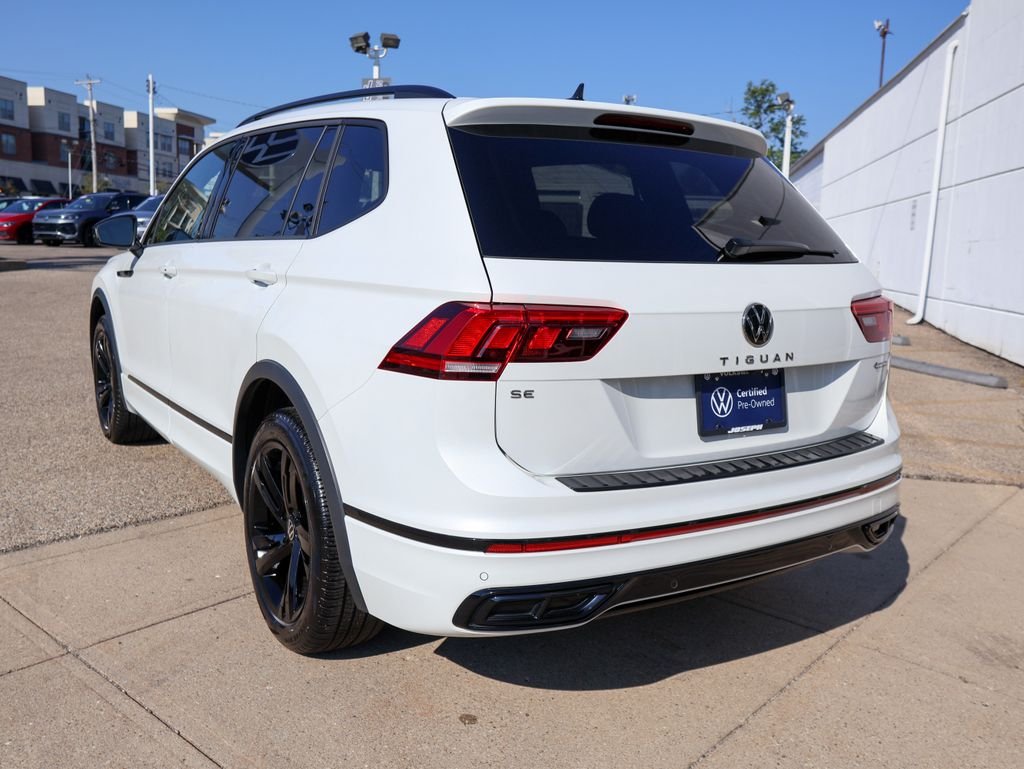 Certified Used 2024 White Volkswagen 2.0T SE R-Line Black image 3