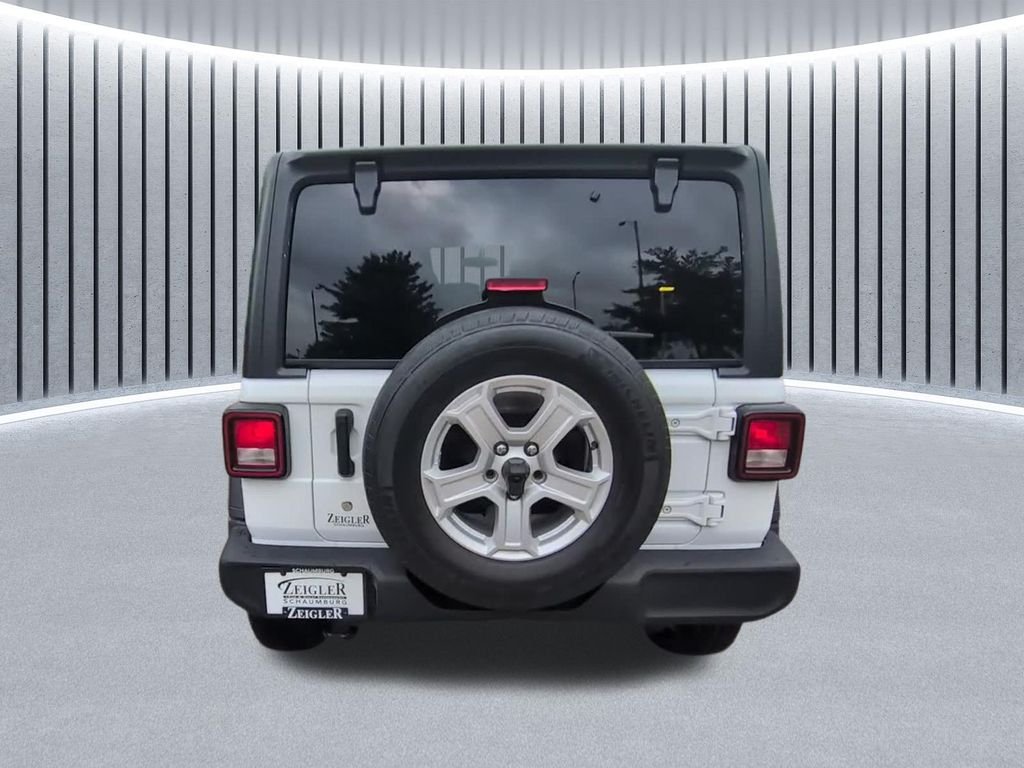 Used 2020 White Jeep Unlimited Sport S image 16