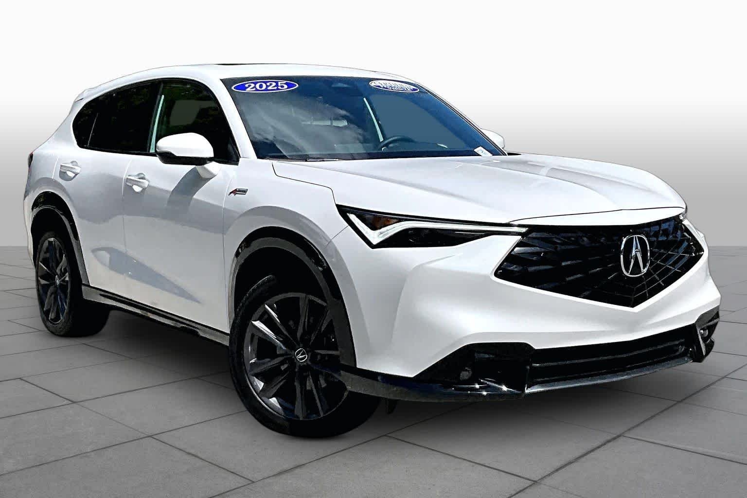Used 2025 Platinum White Pearl Acura w/A-Spec Package image 2