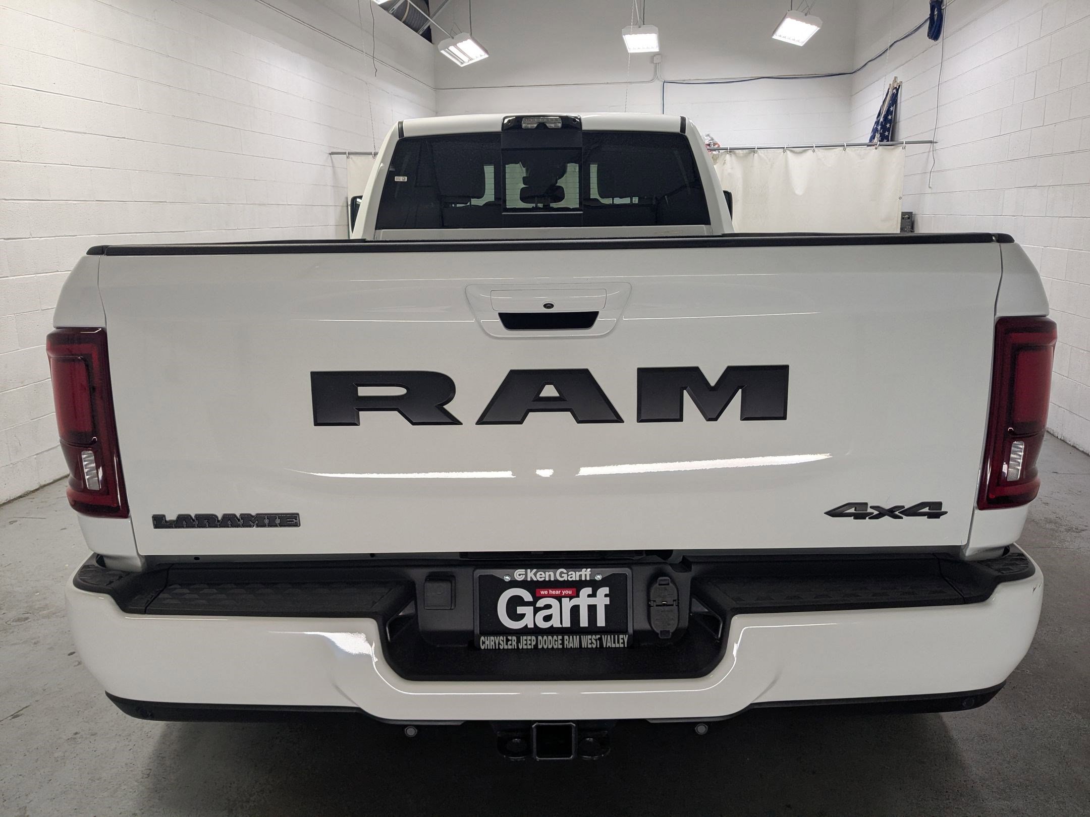 New 2026 Bright White Clear-Coat Exterior Paint RAM Laramie image 5