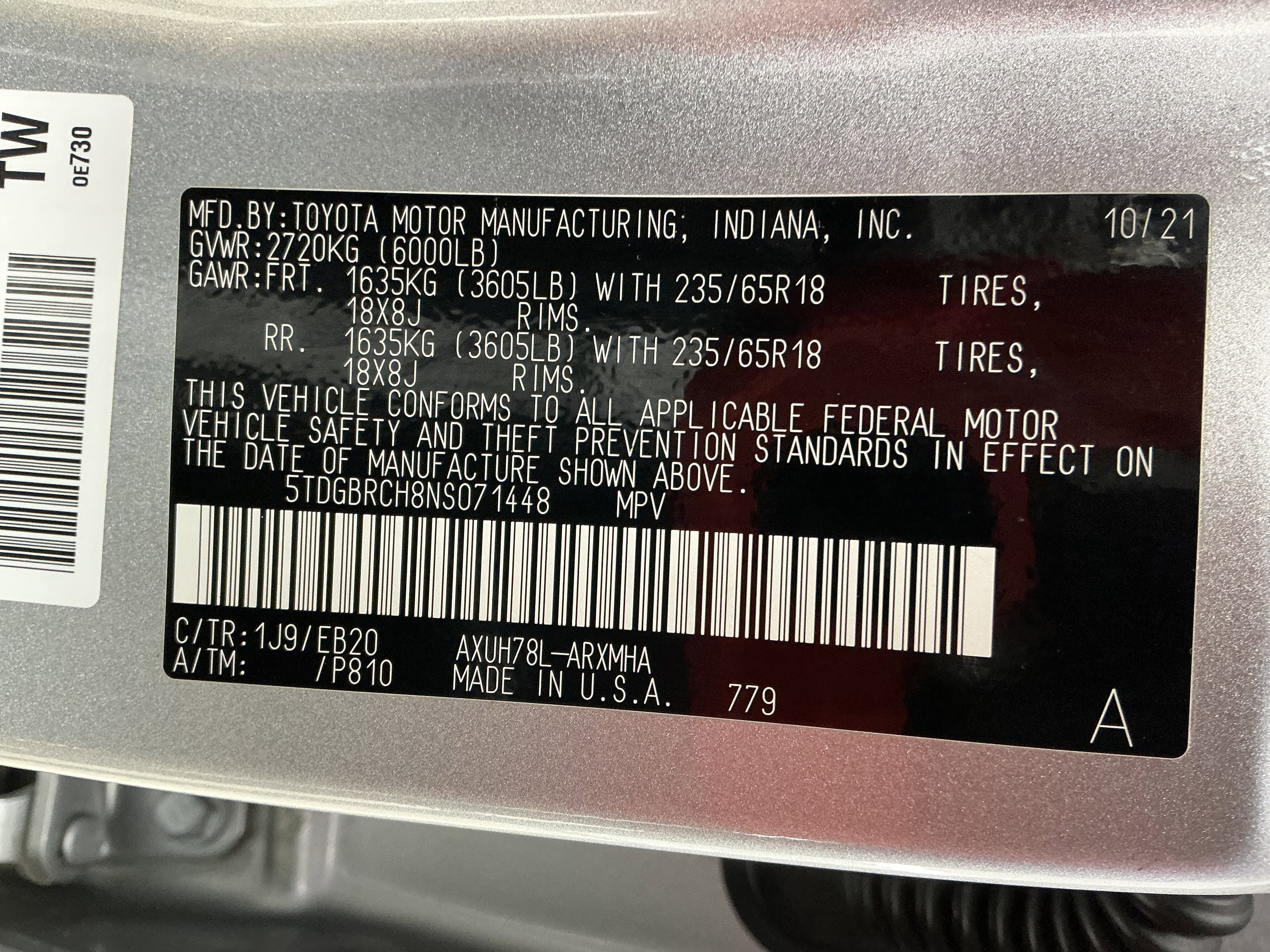 2022 Toyota Highlander XLE - Photo 15