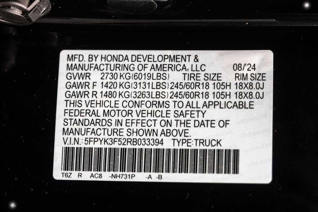 Used 2024 Black Honda RTL image 37
