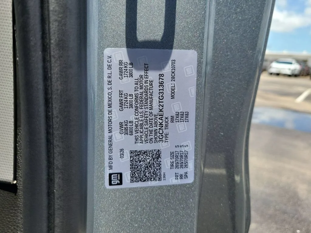 Certified Used 2026 Sterling Gray Metallic Chevrolet WT image 29