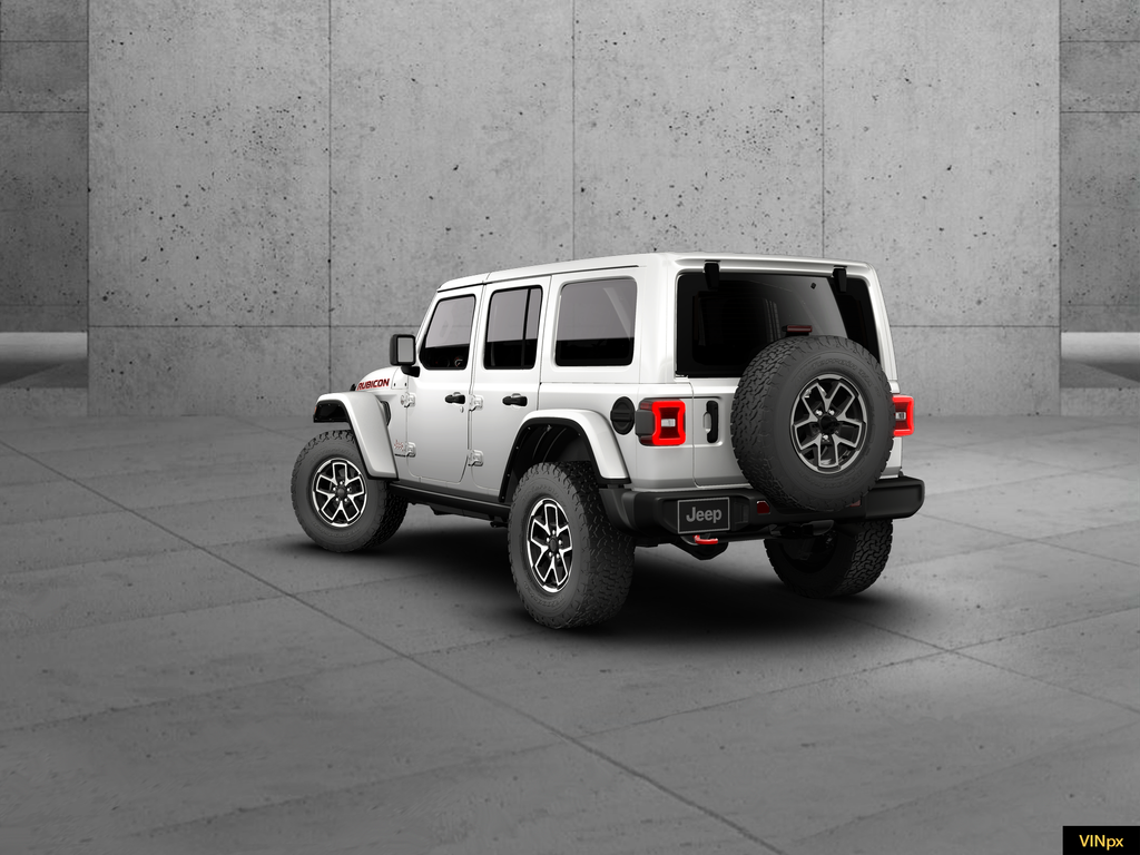 New 2026 Bright White Clear-Coat Exterior Paint Jeep Rubicon image 1