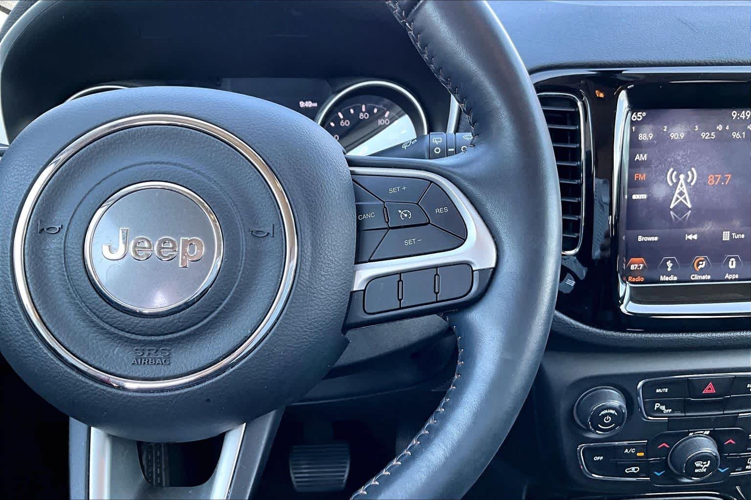 Used 2019 White Clearcoat Jeep Limited image 21