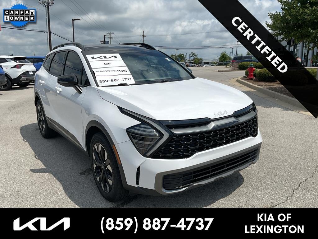 Used 2024 Glacial White Pearl Kia X-Line image 1