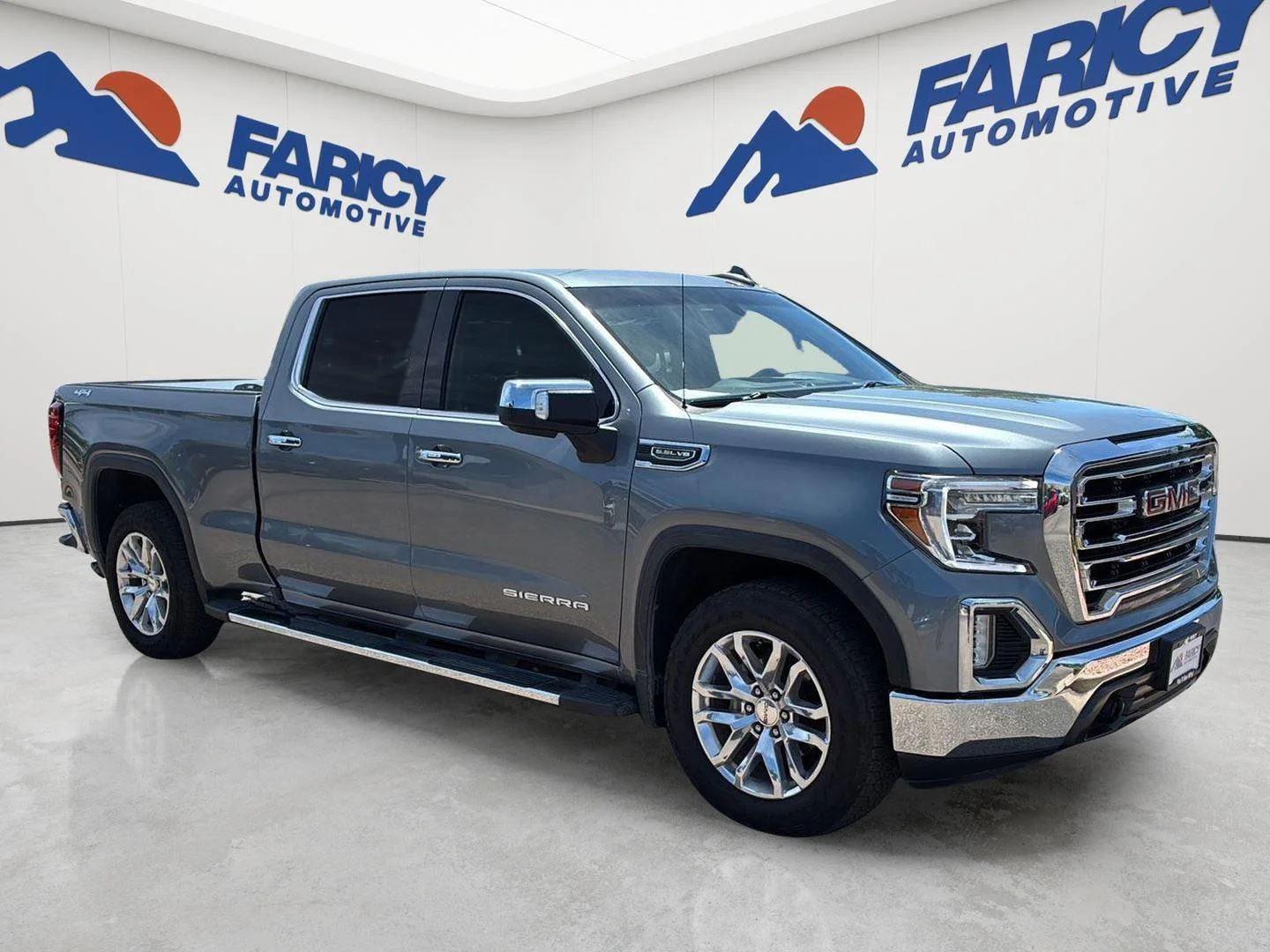Used 2021 Satin Steel Metallic GMC SLT image 4