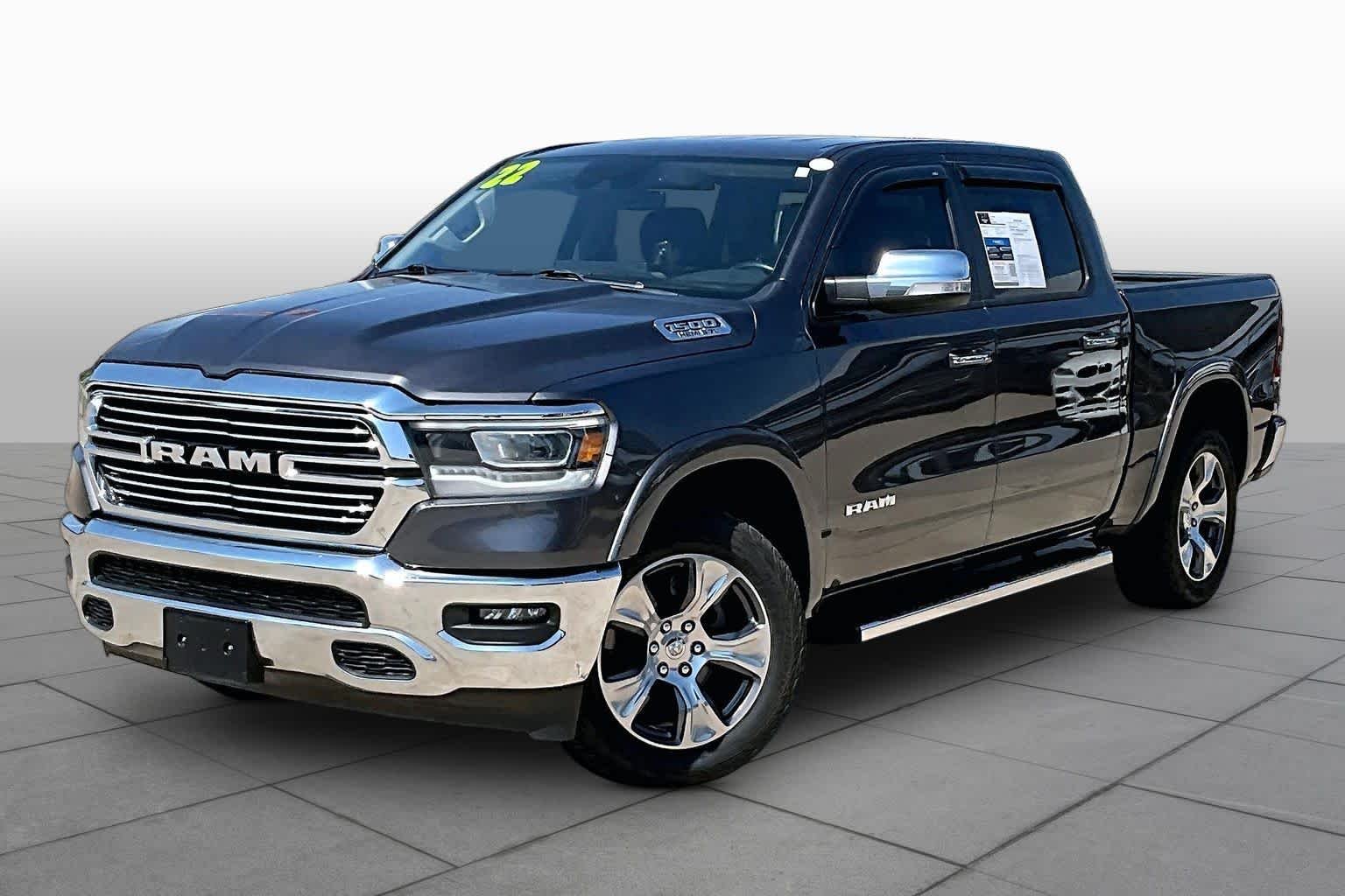 Used 2022 Granite Crystal Metallic Clearcoat Ram Laramie image 2