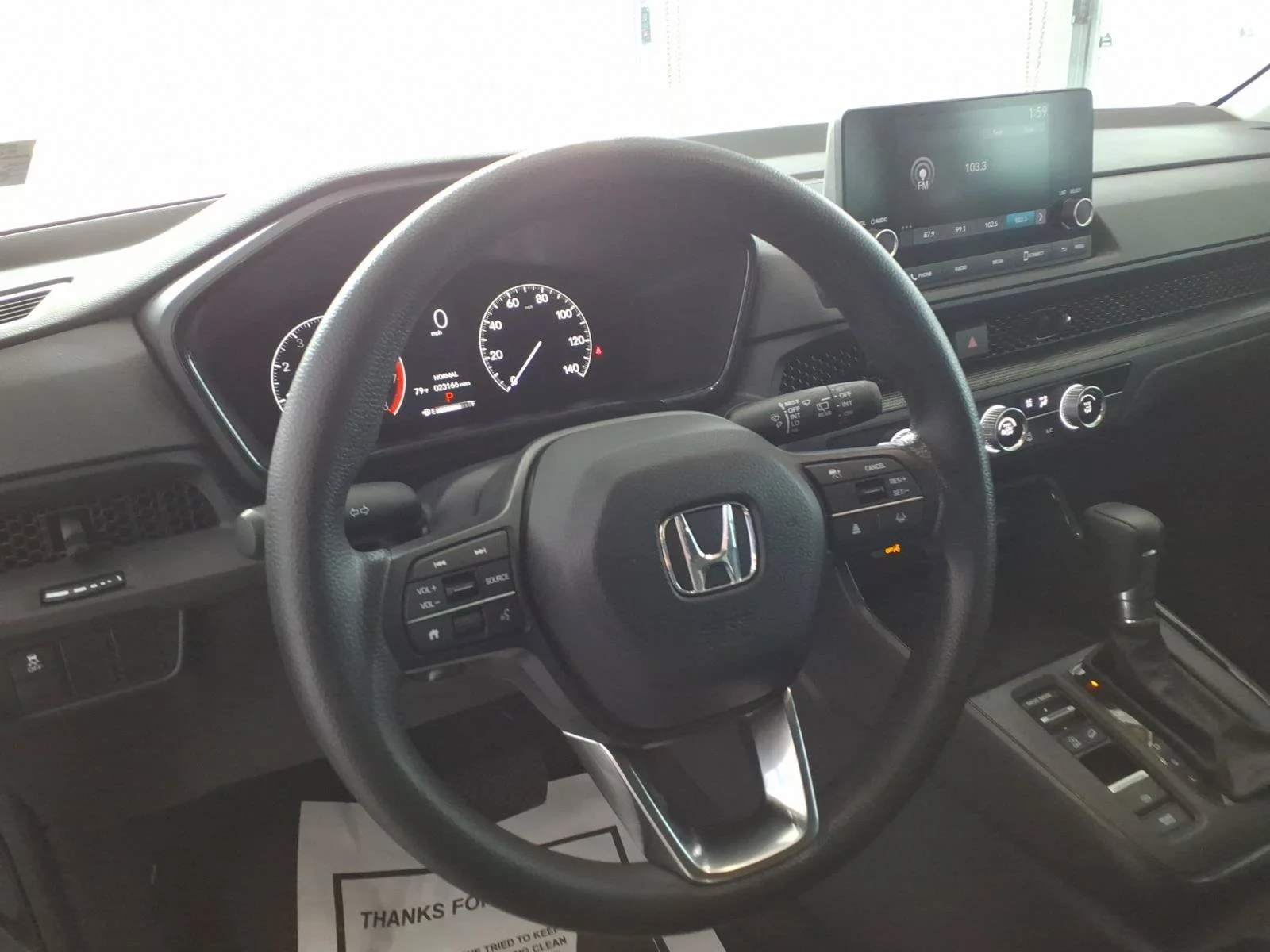 Certified Used 2023 Crystal Black Pearl Honda 1.5T AWD LX image 43
