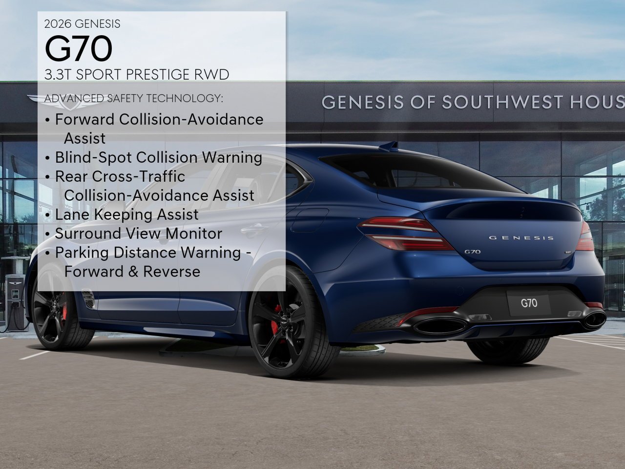 New 2026 Capri Blue Genesis 3.3T SPORT PRESTIGE image 7