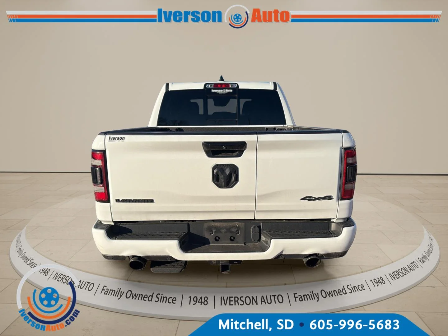 Used 2023 Bright White Clearcoat Ram Laramie image 6