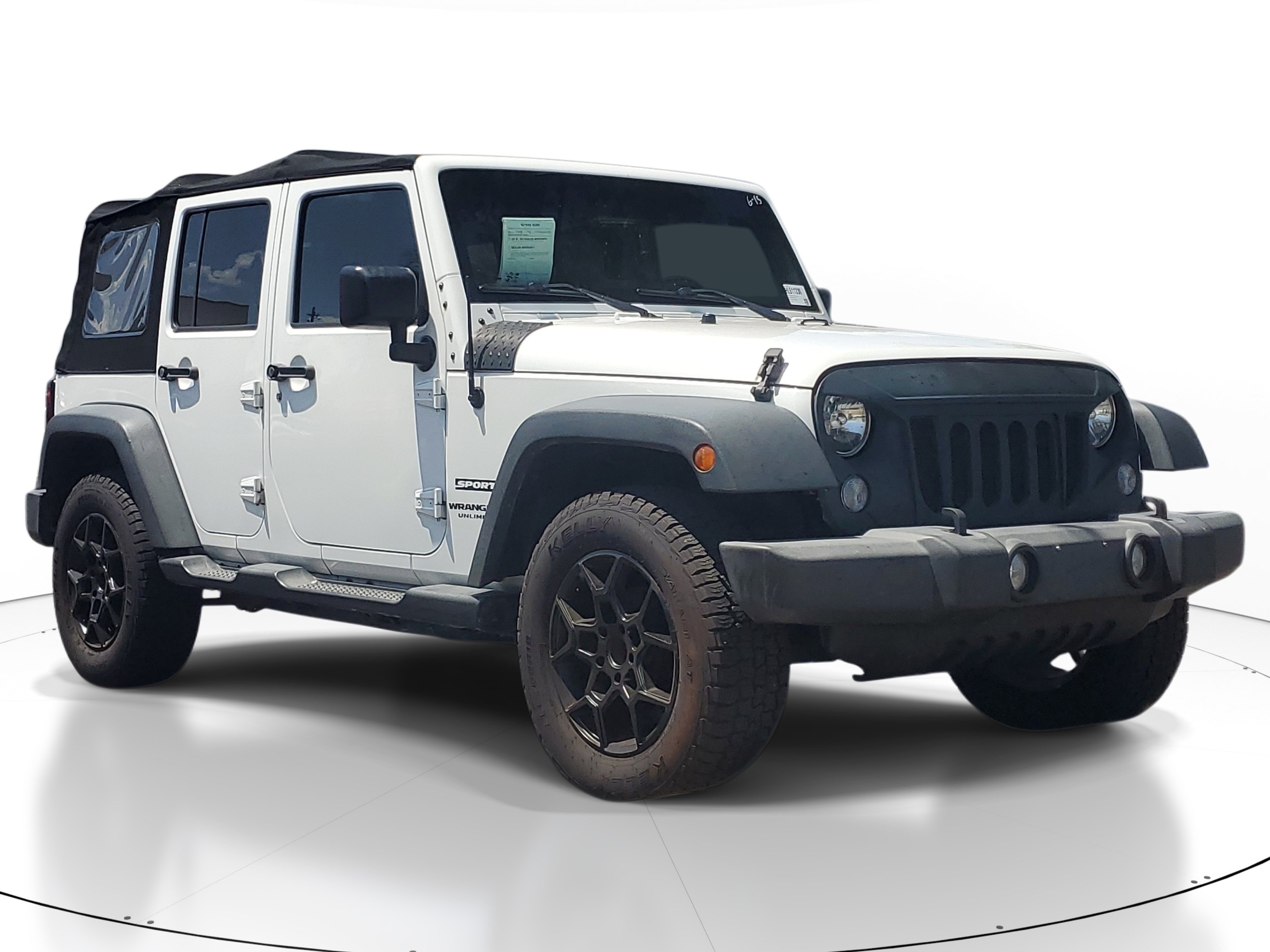 Used 2017 Bright White Clearcoat Jeep Sport image 1