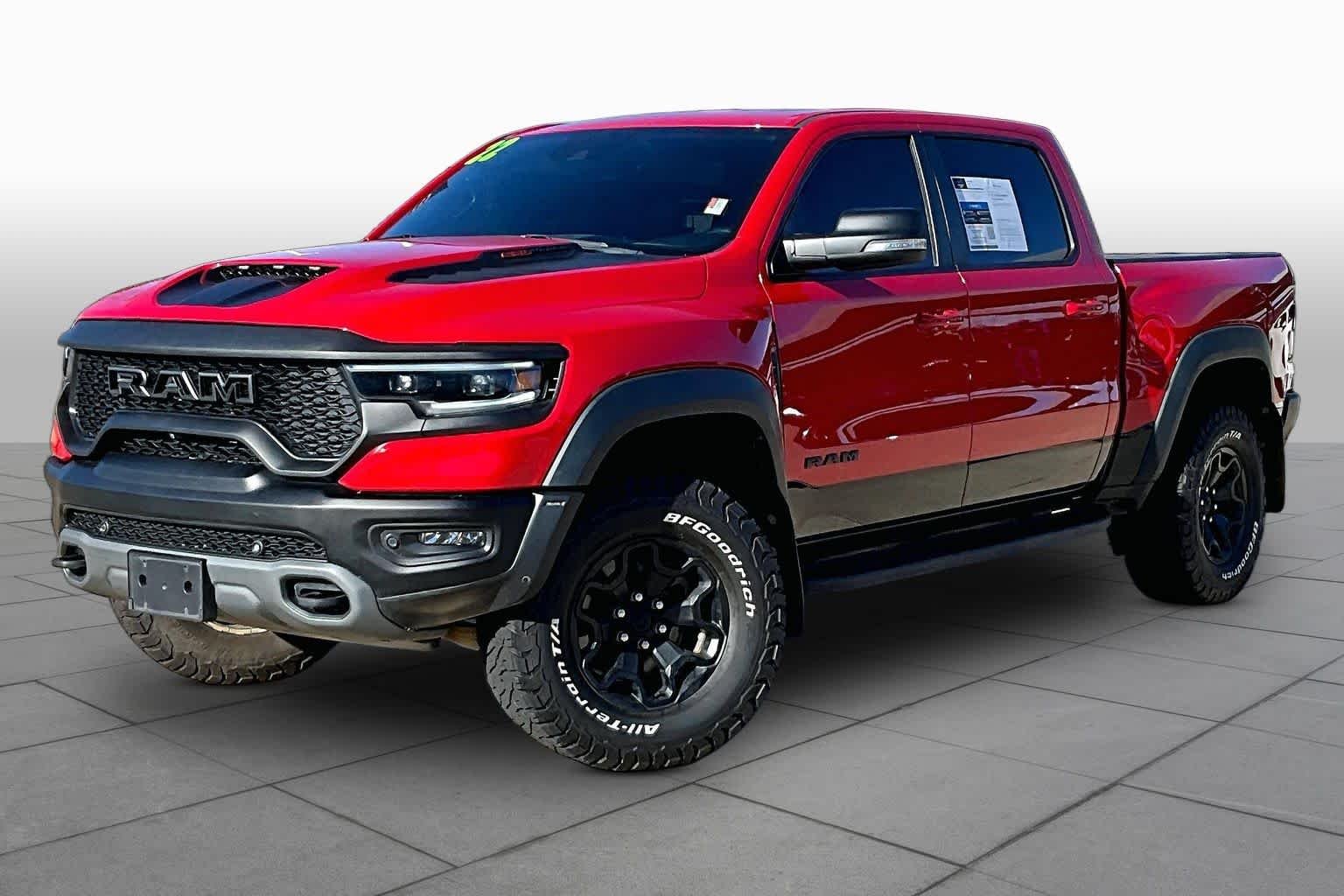 Used 2022 Flame Red Clearcoat Ram TRX image 2