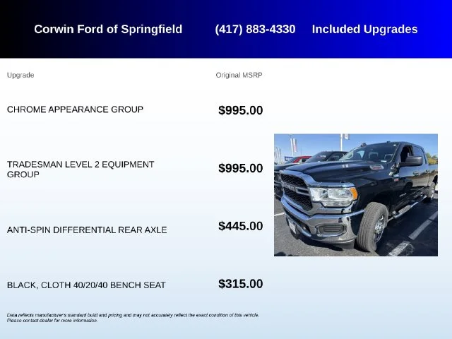 Used 2019 Diamond Black Ram Tradesman image 5