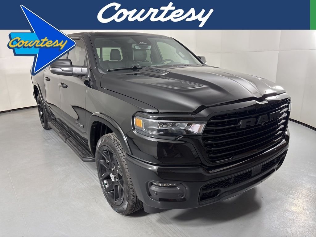 New 2026 Diamond Black Crystal Pearl-Coat Exterior Paint RAM Laramie image 1
