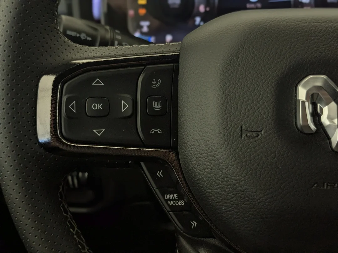 New 2026 Black RAM Sport - - 3.0L Hurricane Twin Turbo - Pano Sunroof - Sport Perf Hood - Trailer Brake & More! image 16
