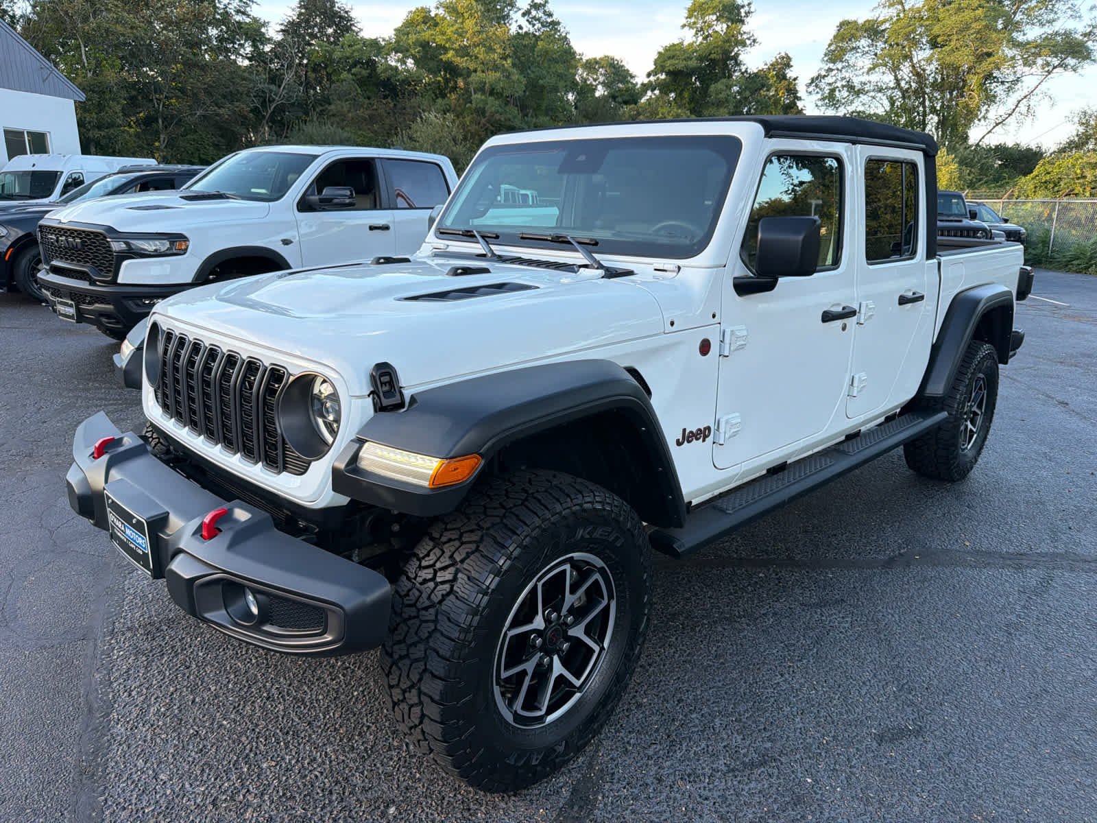 Used 2024 Bright White Clearcoat Jeep Rubicon image 4