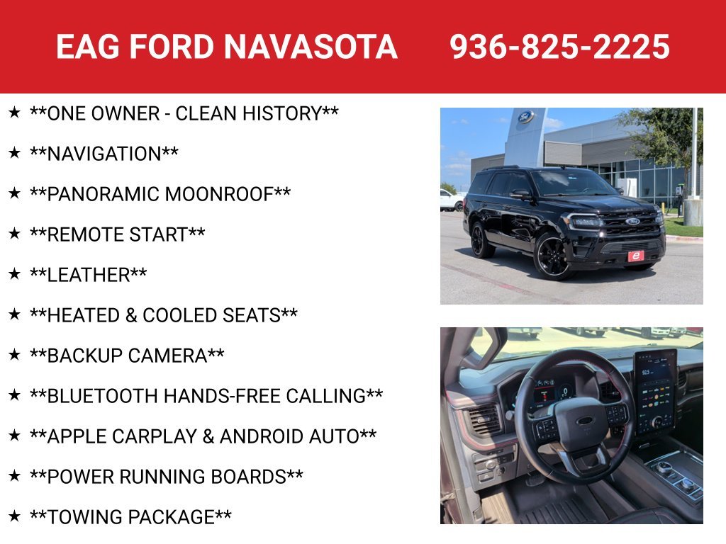 Used 2022 Agate Black Metallic Ford Limited image 4