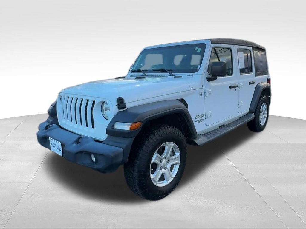 Used 2019 White Jeep Unlimited Sport S image 4