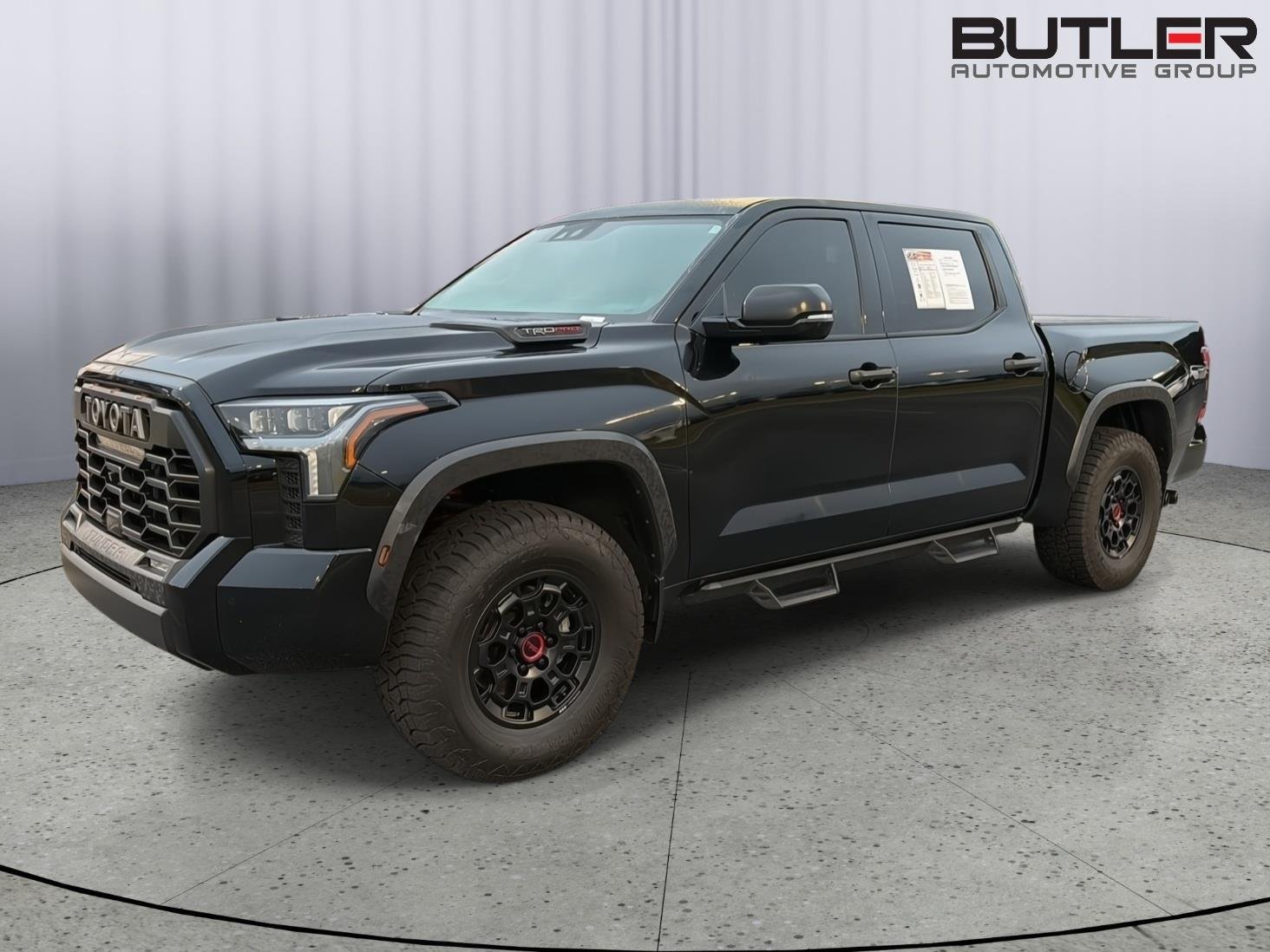 Used 2022 Midnight Black Metallic Toyota TRD Pro Hybrid image 1