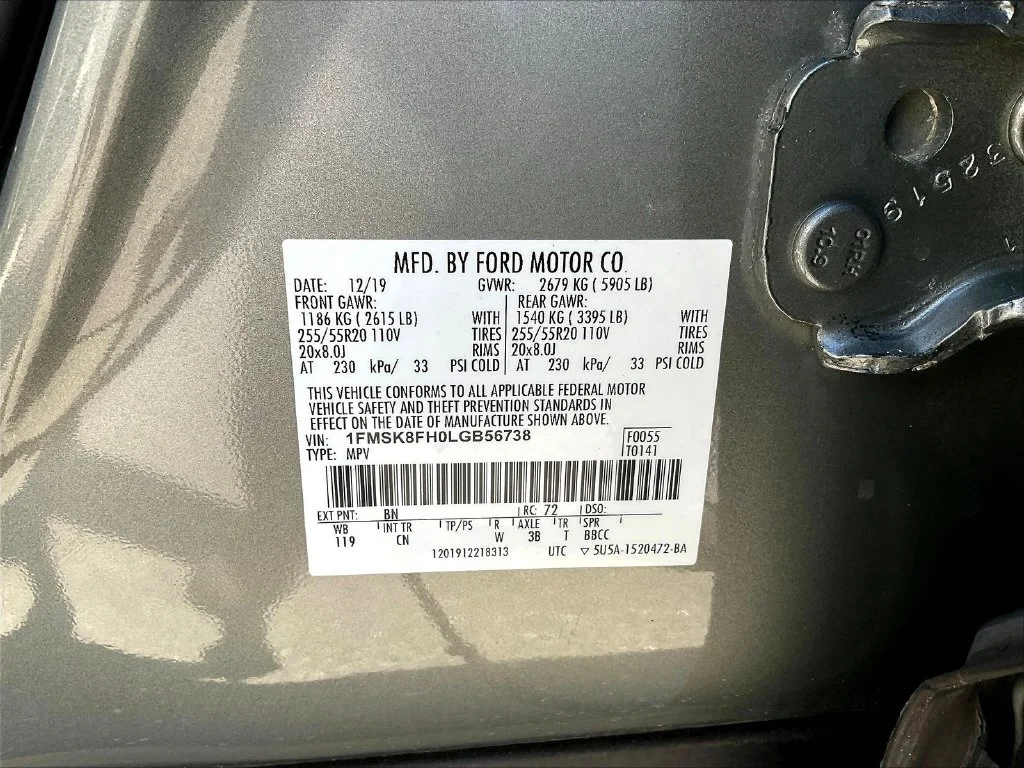 Certified Used 2020 Silver Spruce Metallic Ford Limited image 9