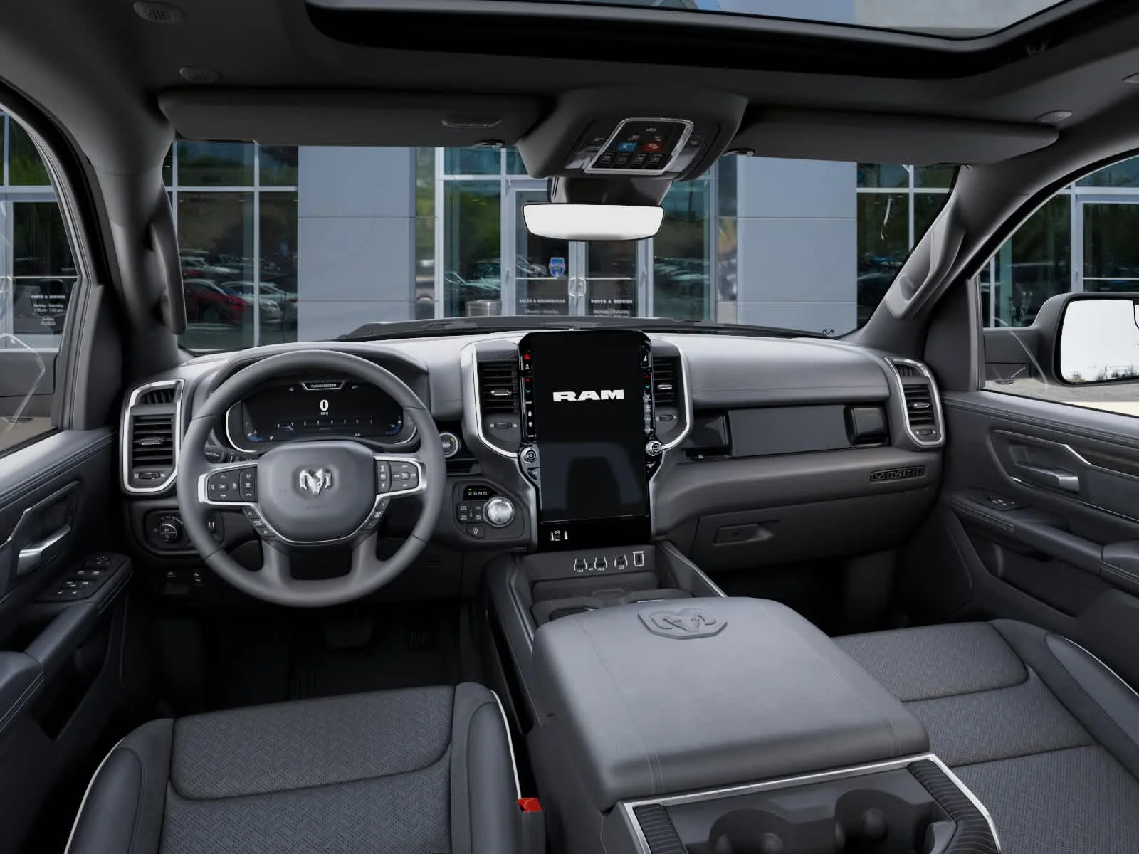 New 2026 Diamond Black Crystal Pearl-Coat Exterior Paint RAM Laramie image 14
