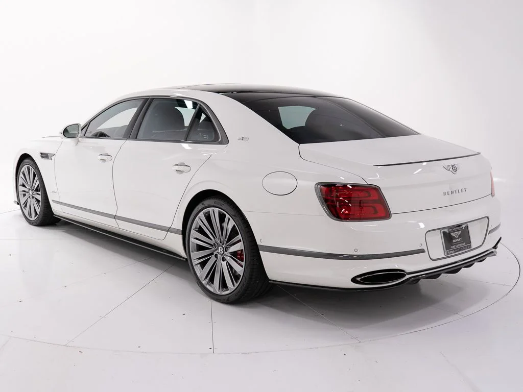 Used 2025 Glacier White Bentley Speed First Edition image 3