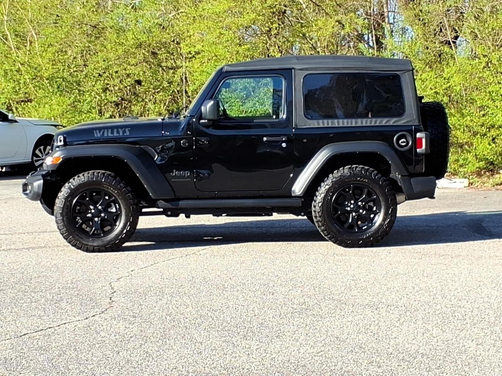 Used 2022 Black Clearcoat Jeep Willys Sport image 3