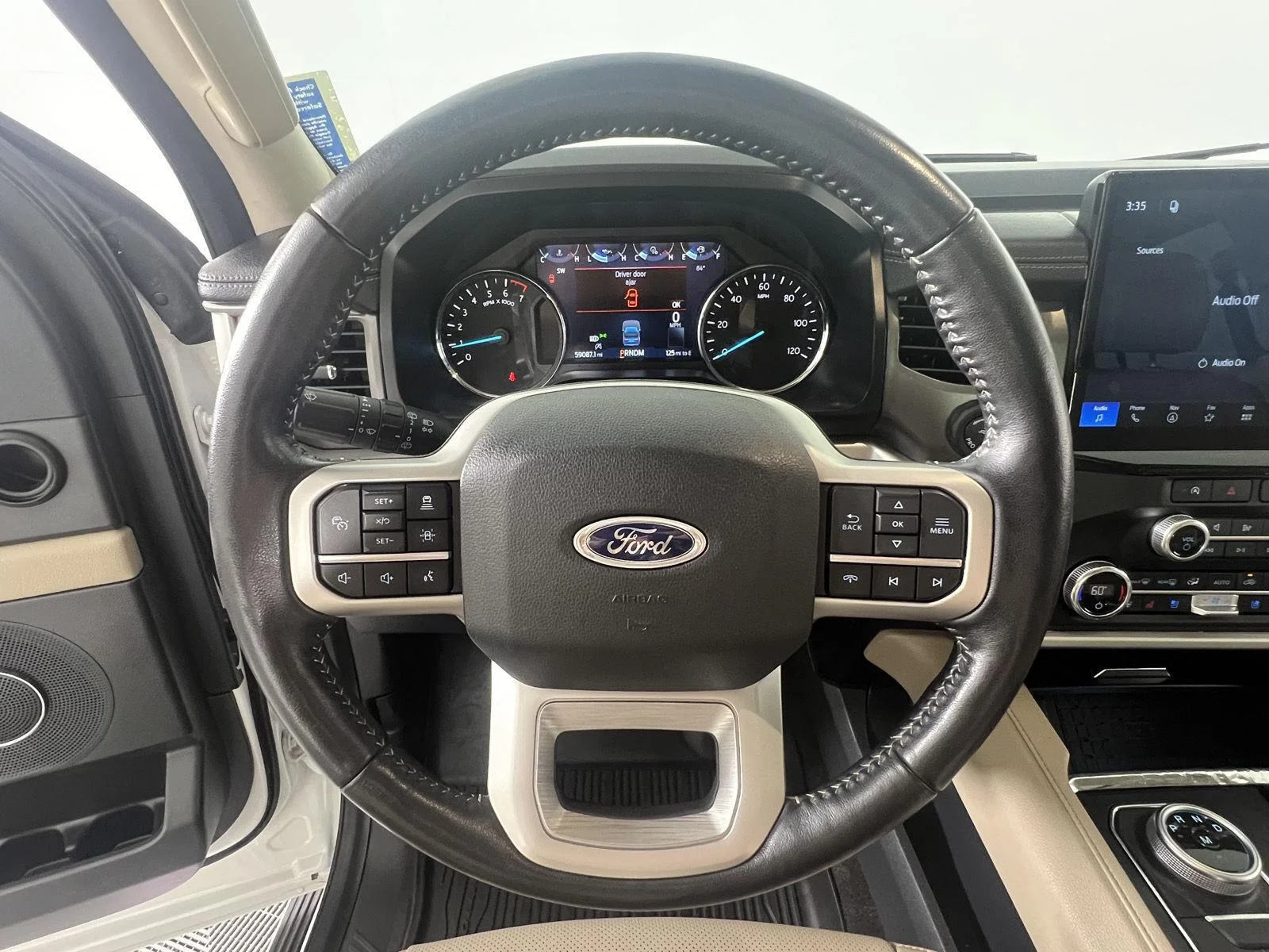 Used 2023 Star White Metallic Tri-Coat Ford XLT image 15