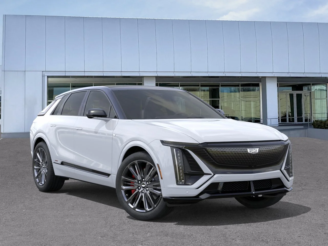 New 2027 Vibrant White Tricoat Cadillac LYRIQ-V Premium image 32