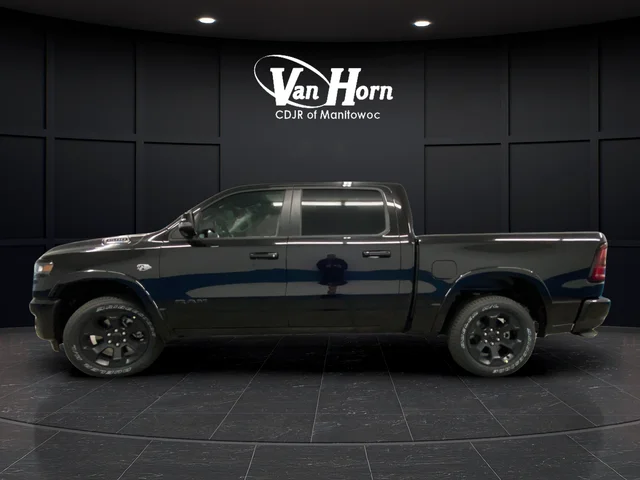 New 2026 Diamond Black Crystal Pearl-Coat Exterior Paint RAM Big Horn/Lone Star image 4