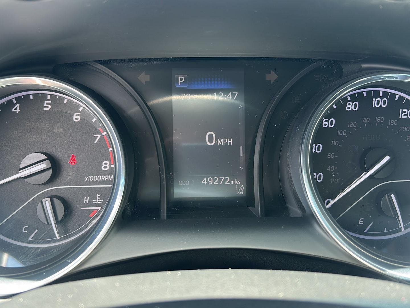 Used 2020 Midnight Black Metallic Toyota LE image 7